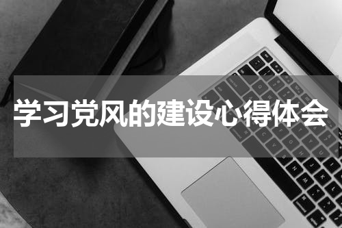 学习党风的建设心得体会