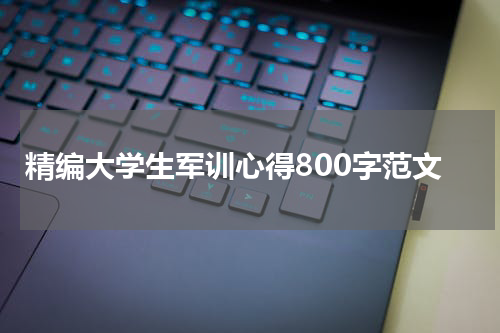 精编大学生军训心得800字范文