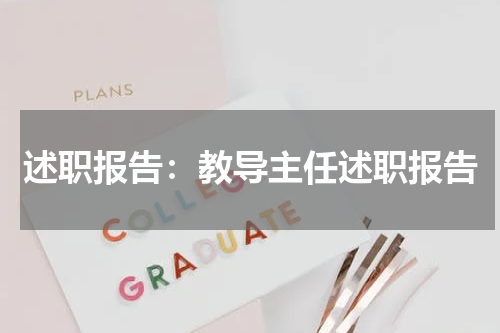 述职报告：教导主任述职报告
