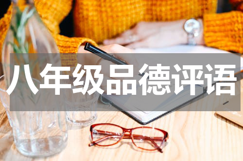 八年级品德评语