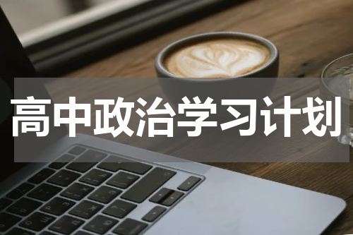 高中政治学习计划