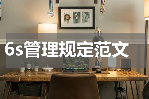 6s管理规定范文