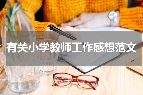 有关小学教师工作感想范文
