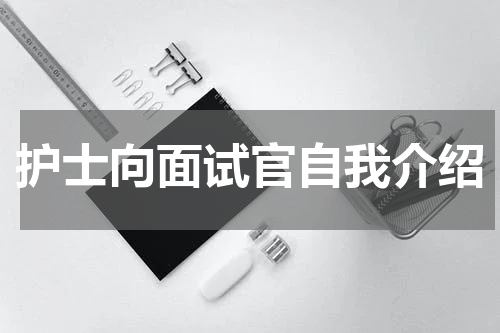 护士向面试官自我介绍