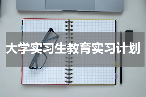 大学实习生教育实习计划