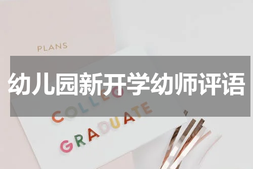 幼儿园新开学幼师评语