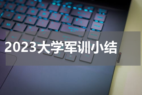 2023大学军训小结