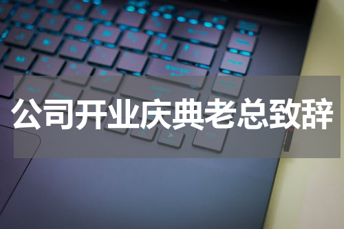 公司开业庆典老总致辞