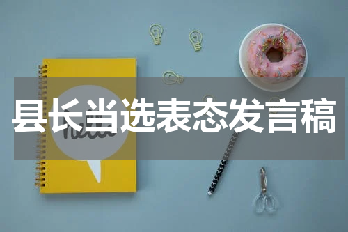 县长当选表态发言稿
