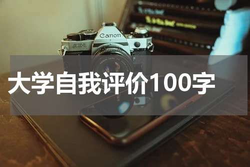 大学自我评价100字