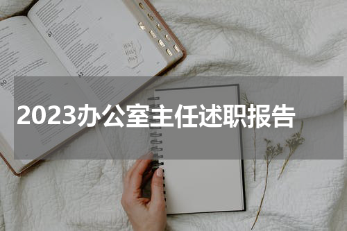 2023办公室主任述职报告