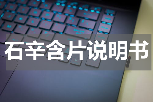 石辛含片说明书