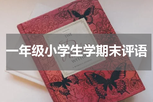 一年级小学生学期末评语