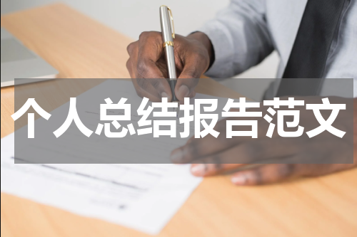 个人总结报告范文