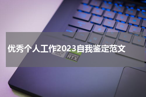 优秀个人工作2023自我鉴定范文