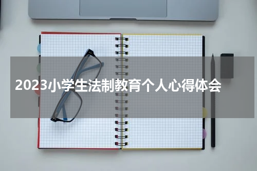2023小学生法制教育个人心得体会