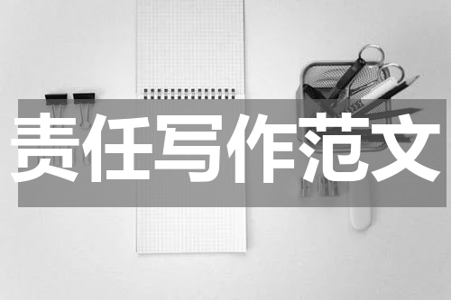 责任写作范文