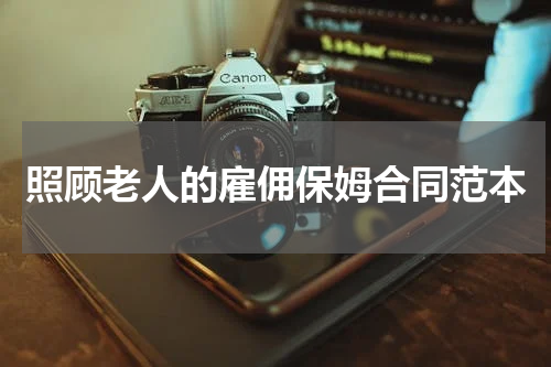 照顾老人的雇佣保姆合同范本