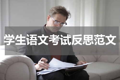学生语文考试反思范文