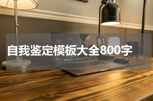 自我鉴定模板大全800字
