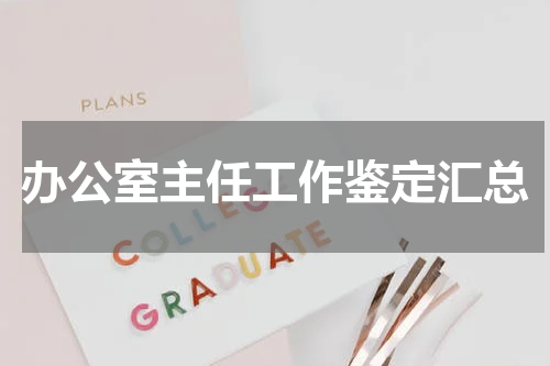 办公室主任工作鉴定汇总