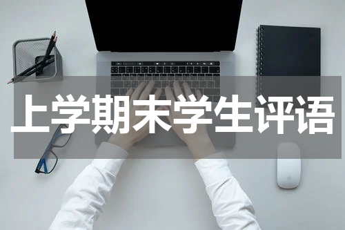 上学期末学生评语