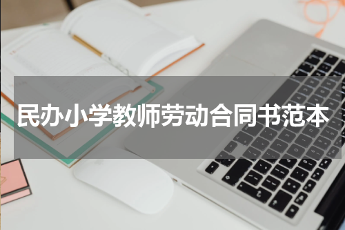 民办小学教师劳动合同书范本