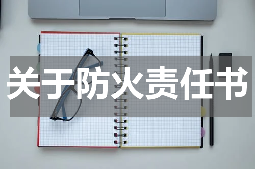 关于防火责任书