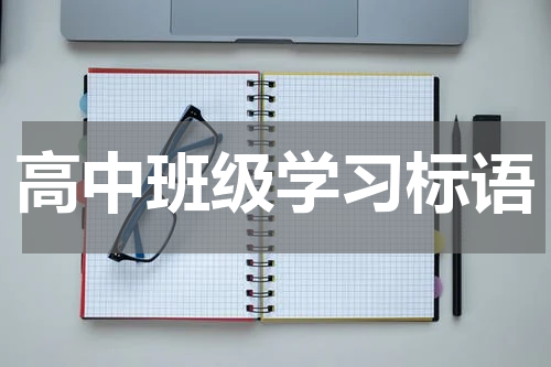 高中班级学习标语