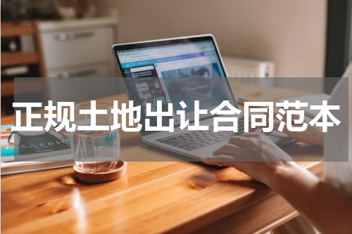 正规土地出让合同范本