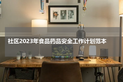 社区2023年食品药品安全工作计划范本