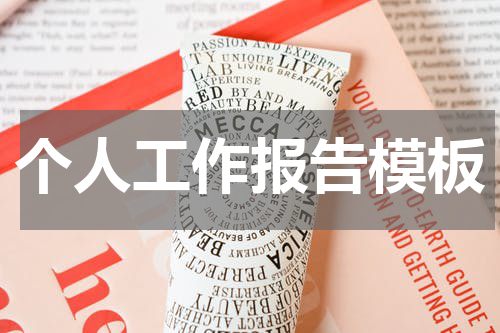 个人工作报告模板