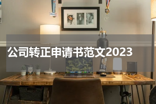 公司转正申请书范文2023