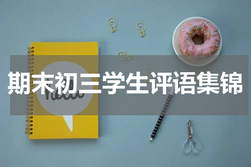 期末初三学生评语集锦