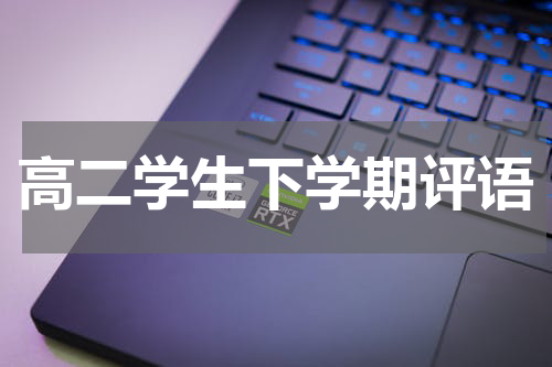 高二学生下学期评语