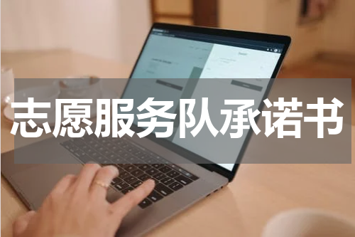 志愿服务队承诺书