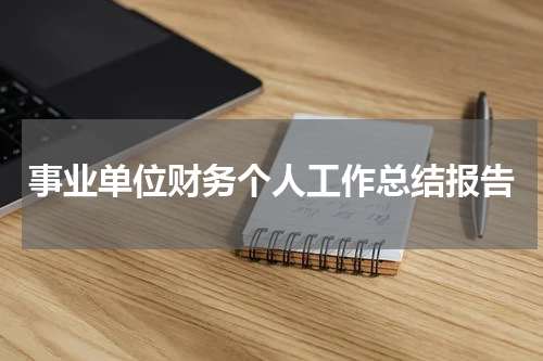 事业单位财务个人工作总结报告