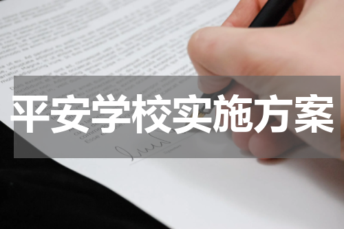 平安学校实施方案