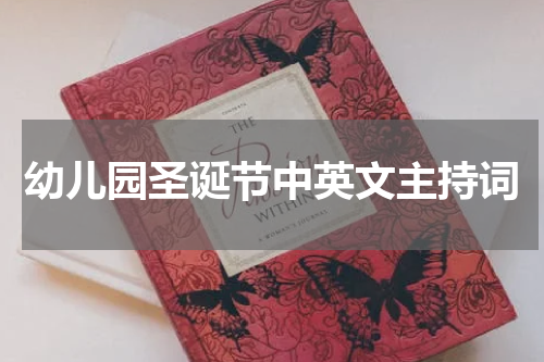 幼儿园圣诞节中英文主持词