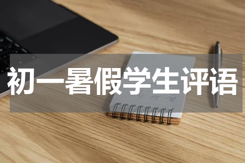 初一暑假学生评语