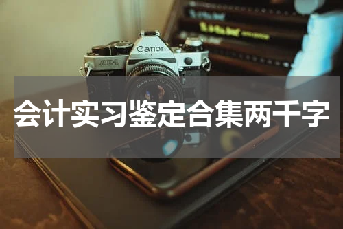 会计实习鉴定合集两千字