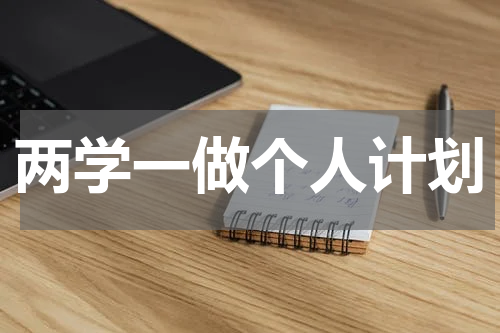两学一做个人计划