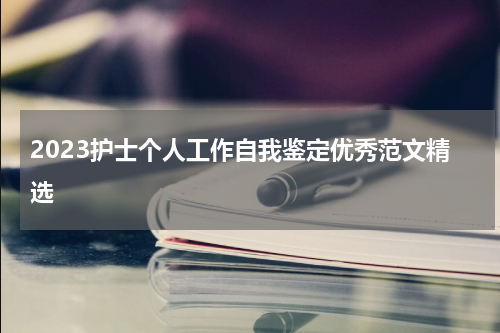 2023护士个人工作自我鉴定优秀范文精选