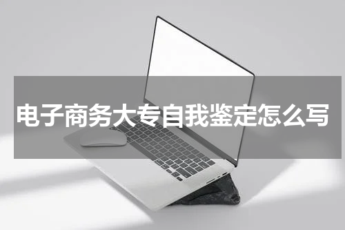 电子商务大专自我鉴定怎么写