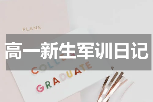 高一新生军训日记