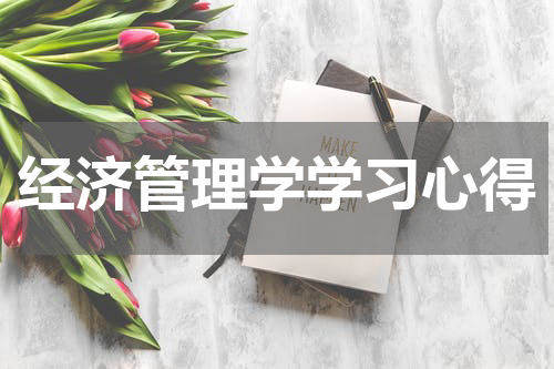 经济管理学学习心得