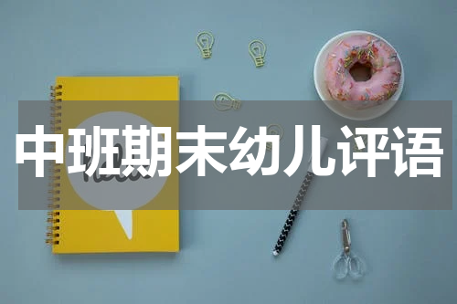 中班期末幼儿评语