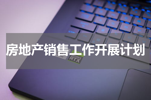 房地产销售工作开展计划