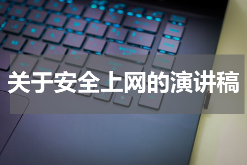 关于安全上网的演讲稿