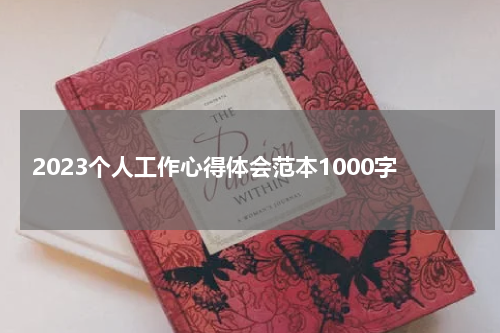 2023个人工作心得体会范本1000字
